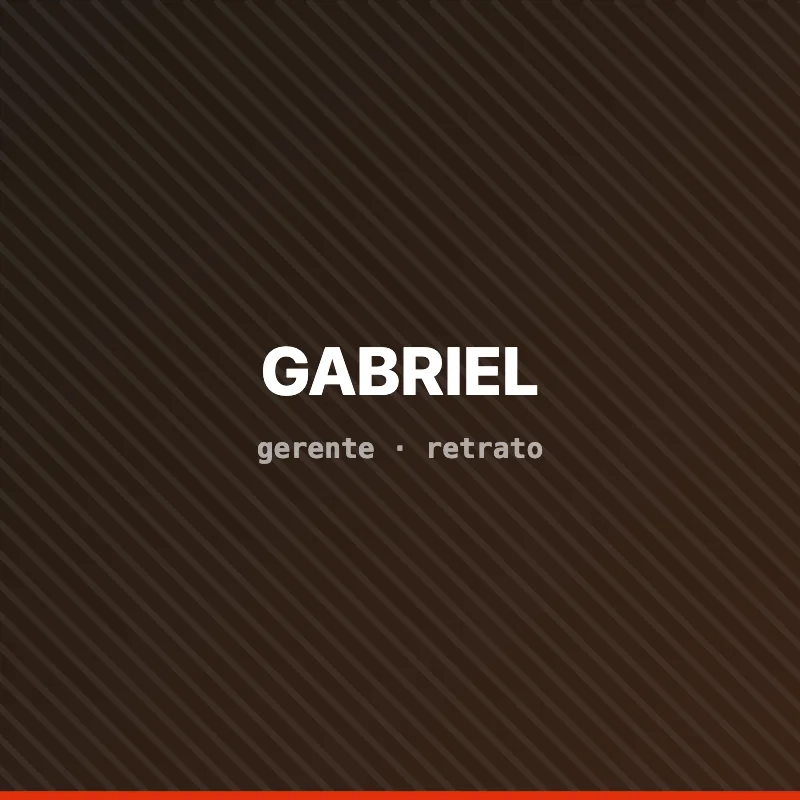 Gabriel, gerente de Repromatronic